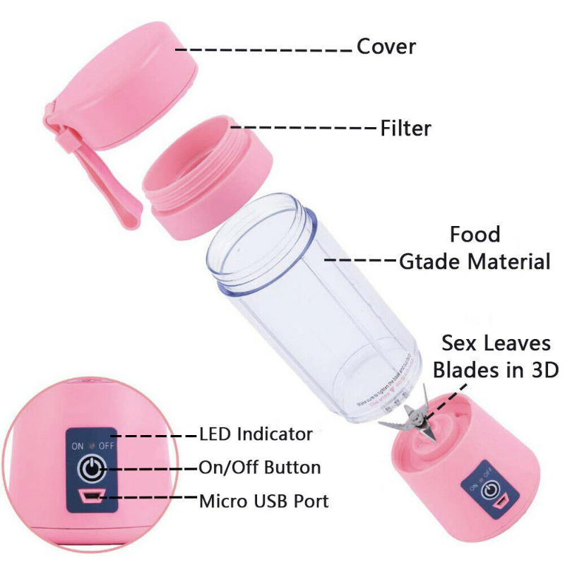 Portable Juicer Blender - Souq Deal