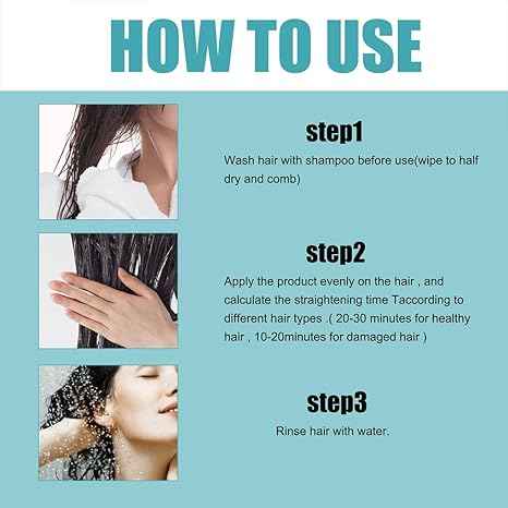 Protein Hair Straightening Cream – Gentle Damage-Repair & Smoothing Formula 60ml