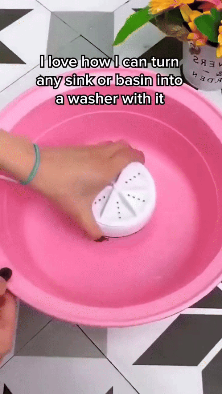 2 in 1 Mini Washing Machine – Portable USB Washer for Travel & Home