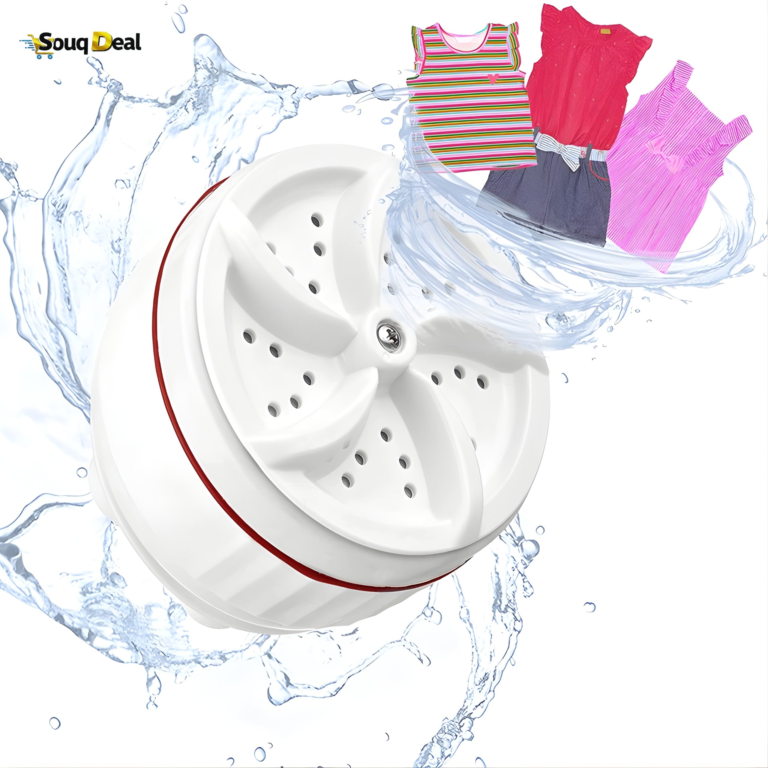 2 in 1 Mini Washing Machine – Portable USB Washer for Travel & Home