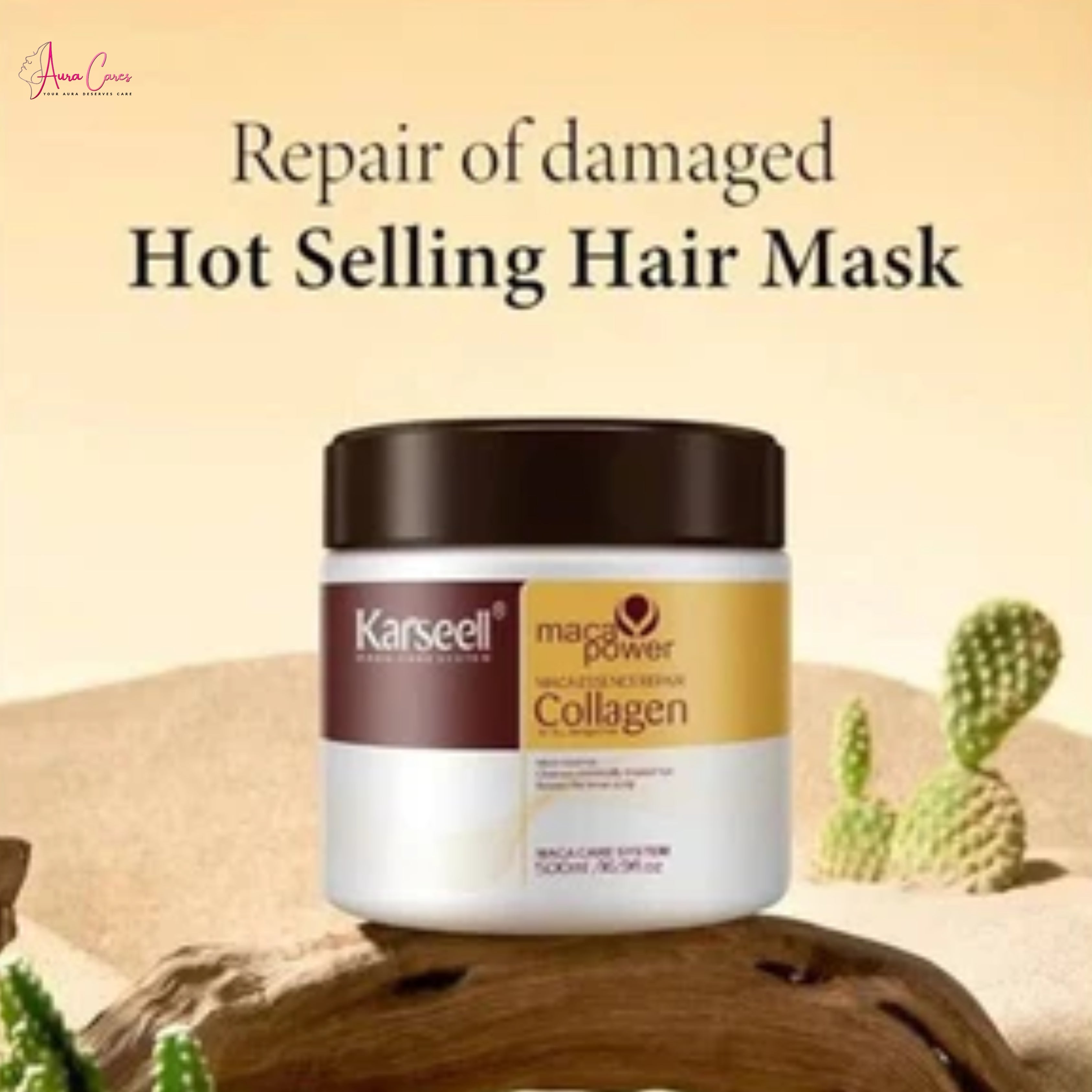 Buy 1 Get 1 Free – Hair Repair Collagen Mask (500ml x 2)