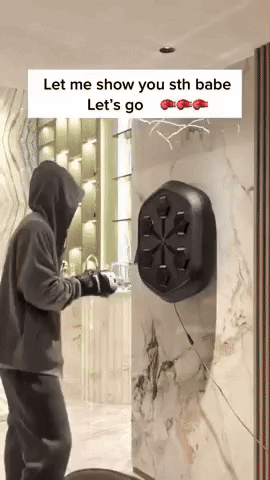 Intelligent Boxing Machine – Wall-Mounted Smart Boxing Trainer with Music & Bluetooth Mode