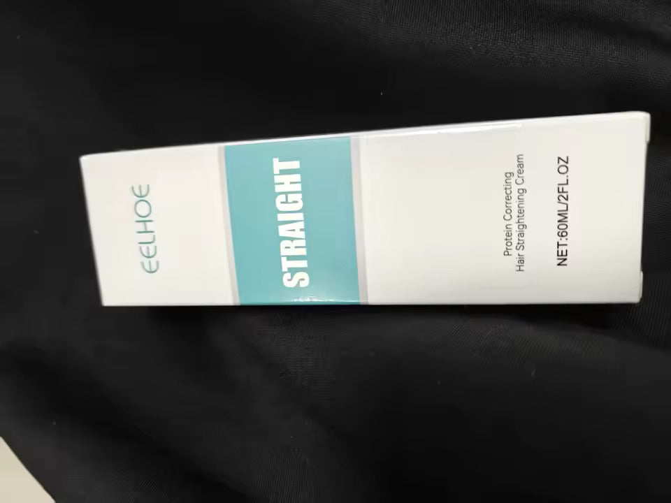 Straightens without making hair stiff