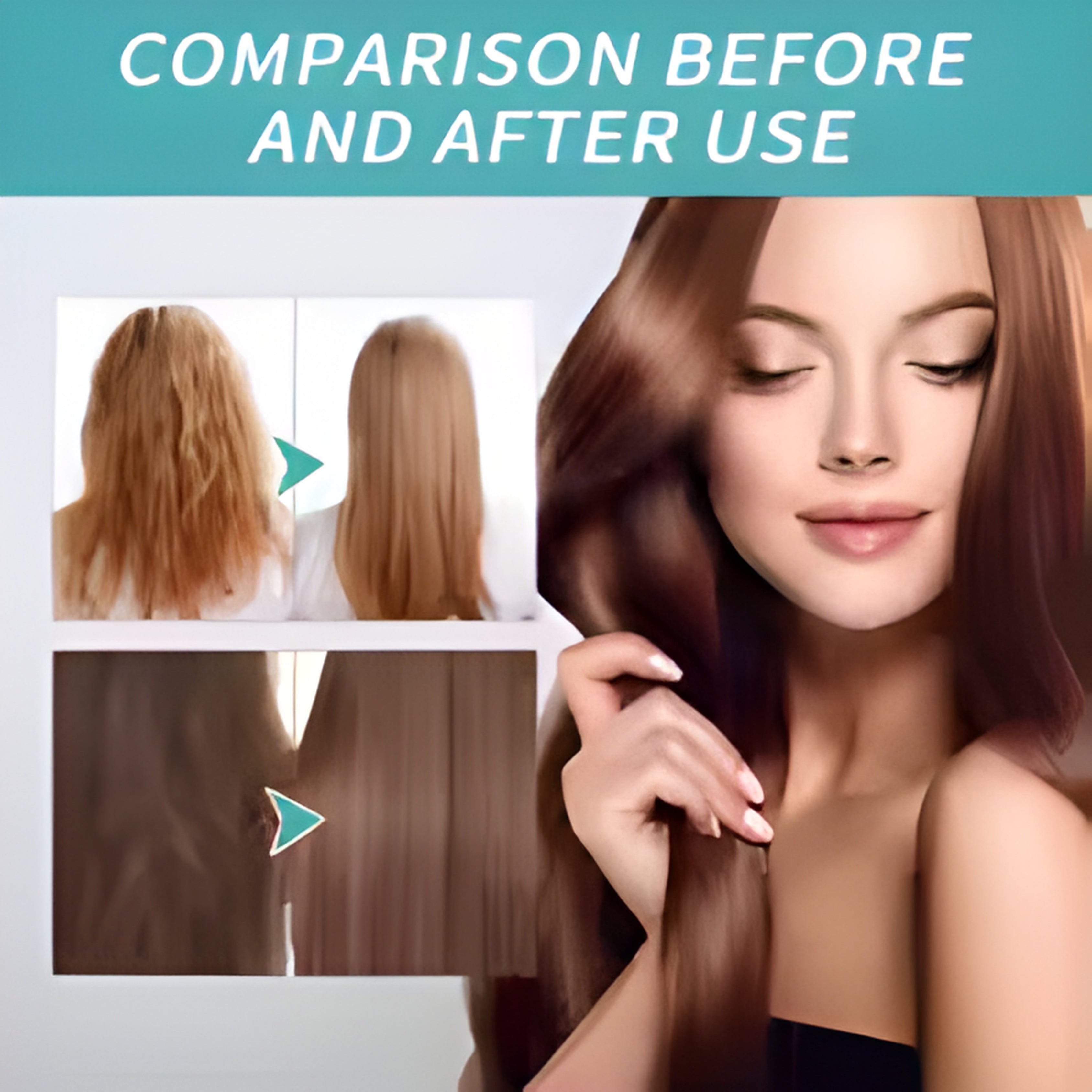 Buy 1 Get 1 FREE  Protein Hair Straightening Cream – Gentle Damage-Repair & Smoothing Formula 60ml