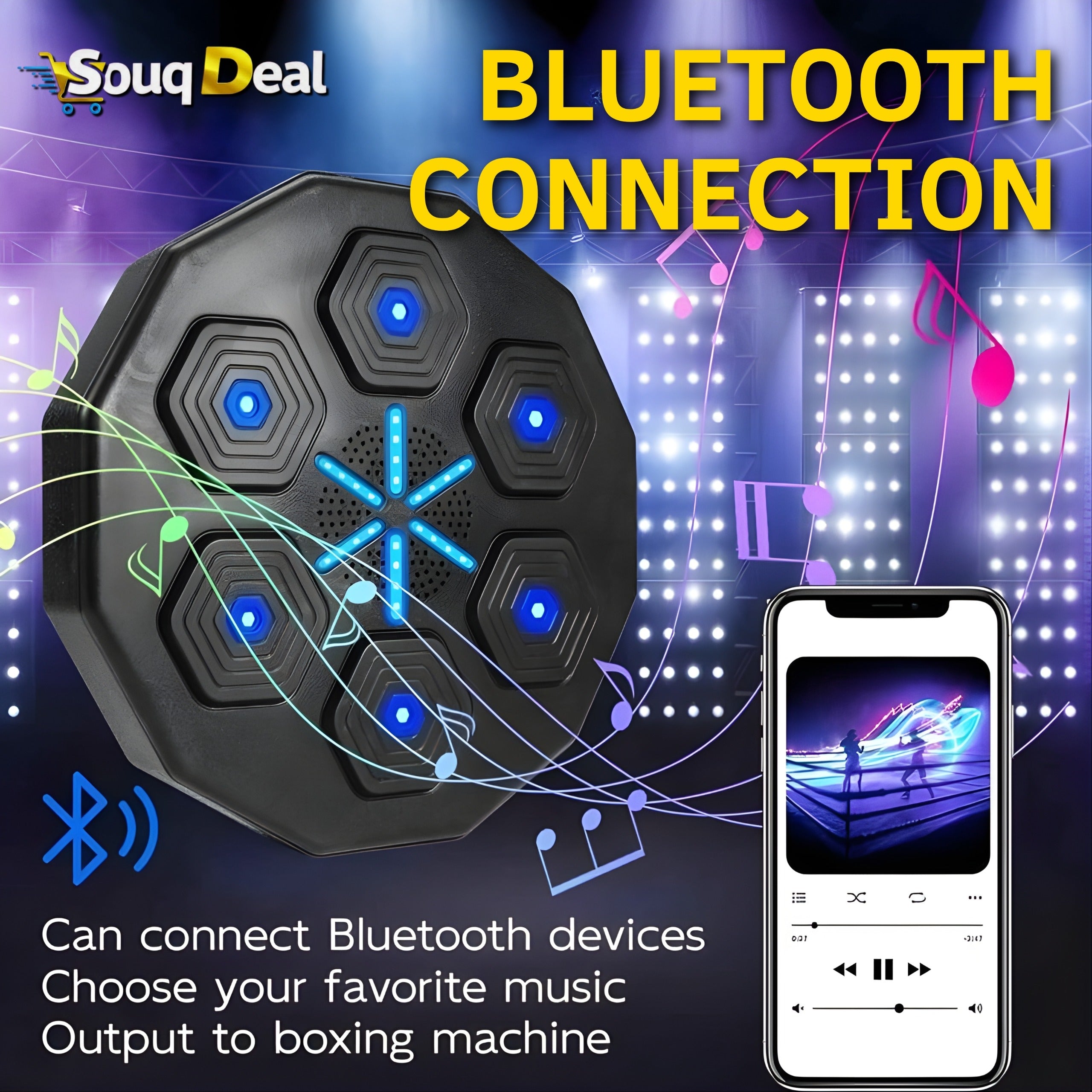 Bluetooth mode enabled intelligent boxing machine connection display - Souq Deals