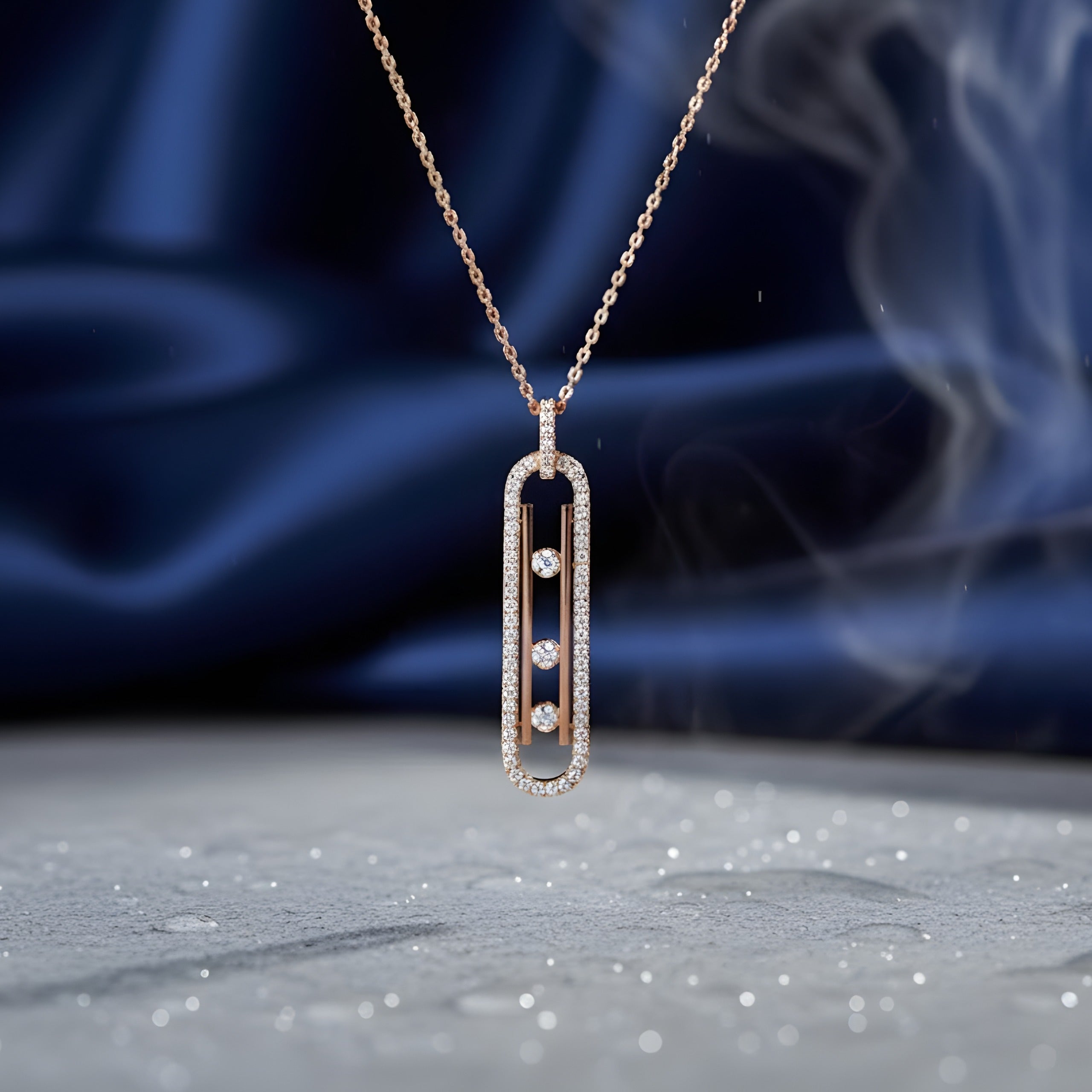 Long Necklace for Women – Gold-Plated Stylish Waterproof Pendant