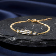 Vintage Bar Pearl Bracelet – Elegant Women’s Chain Jewelry