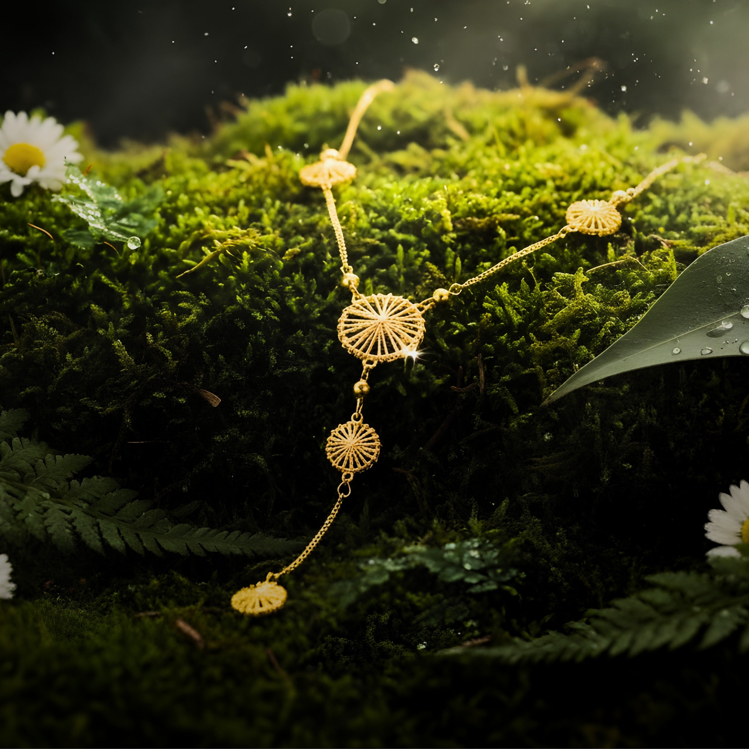 Circle Tassel Gold Necklace – Premium Gold-Plated Stylish Jewelry for Women