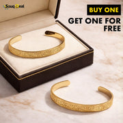 Buy 1 Get 1 Free – Ayatul Kursi Bracelet | 18K Gold Plated, Silver Islamic Bracelet for Faith