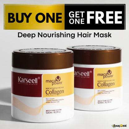 Buy 1 Get 1 Free – Karseell Hair Repair Collagen Mask (500ml x 2)