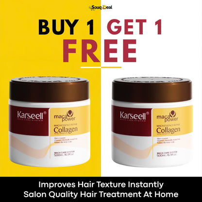 Buy 1 Get 1 Free – Karseell Hair Repair Collagen Mask (500ml x 2)