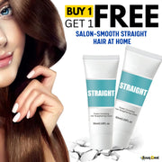 Buy 1 Get 1 FREE  Protein Hair Straightening Cream – Gentle Damage-Repair & Smoothing Formula 60ml