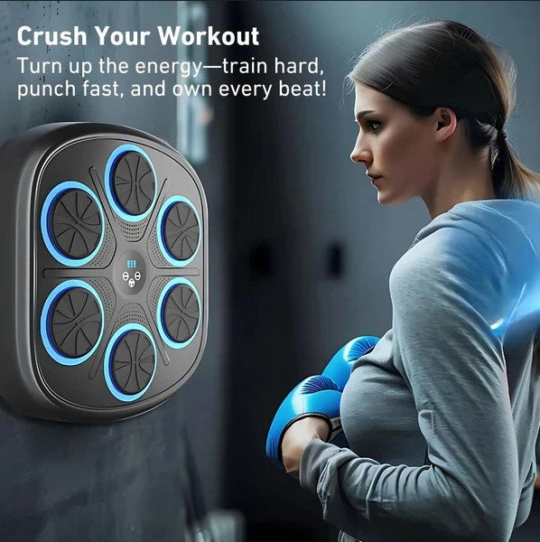 Intelligent Boxing Machine – Wall-Mounted Smart Boxing Trainer with Music & Bluetooth Mode