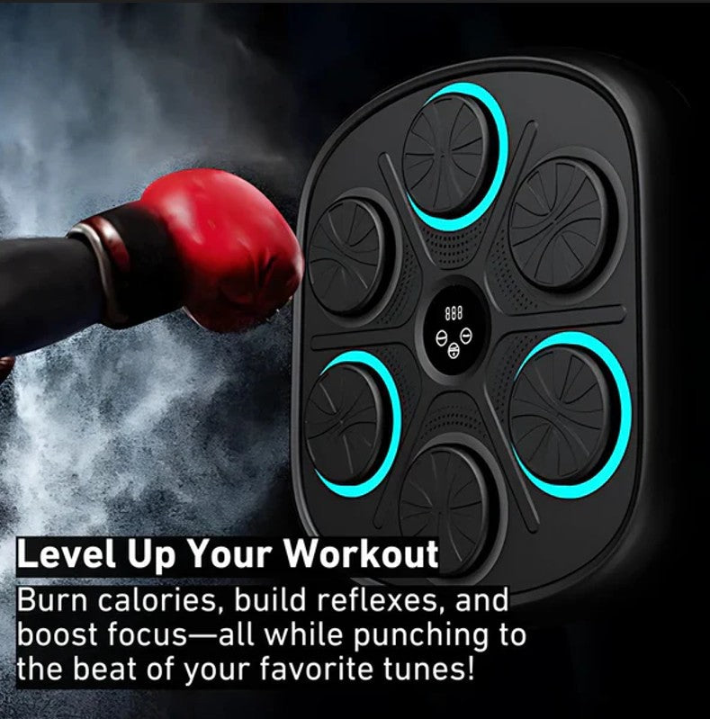 Intelligent Boxing Machine – Wall-Mounted Smart Boxing Trainer with Music & Bluetooth Mode