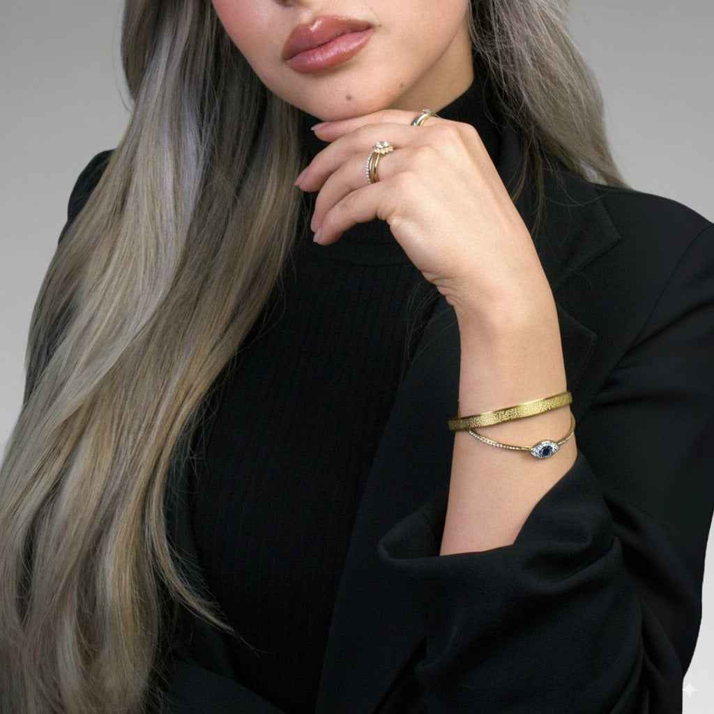 Ayatul Kursi Bracelet – Faith, Protection & Elegance | 18K Gold Plated & Silver