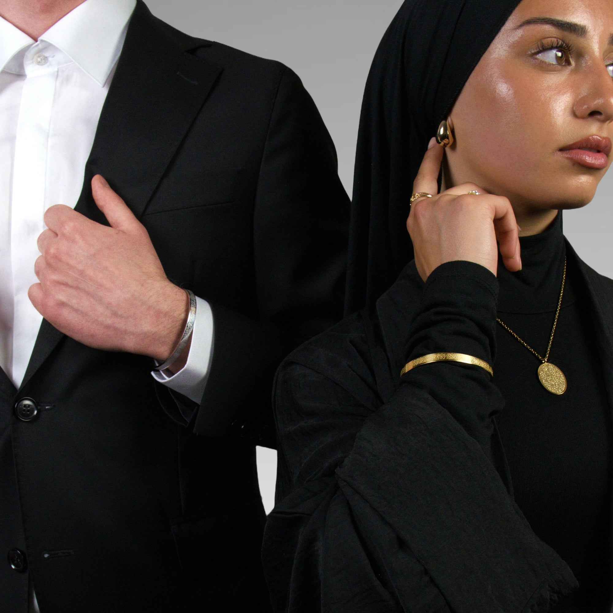 Ayatul Kursi Bracelet – Faith, Protection & Elegance | 18K Gold Plated & Silver