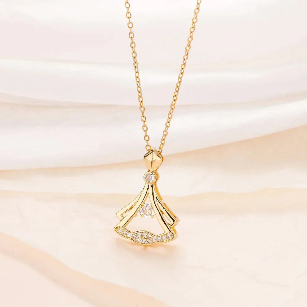 Rhinestone Pendant Necklace for Women – Elegant Sparkling Jewelry